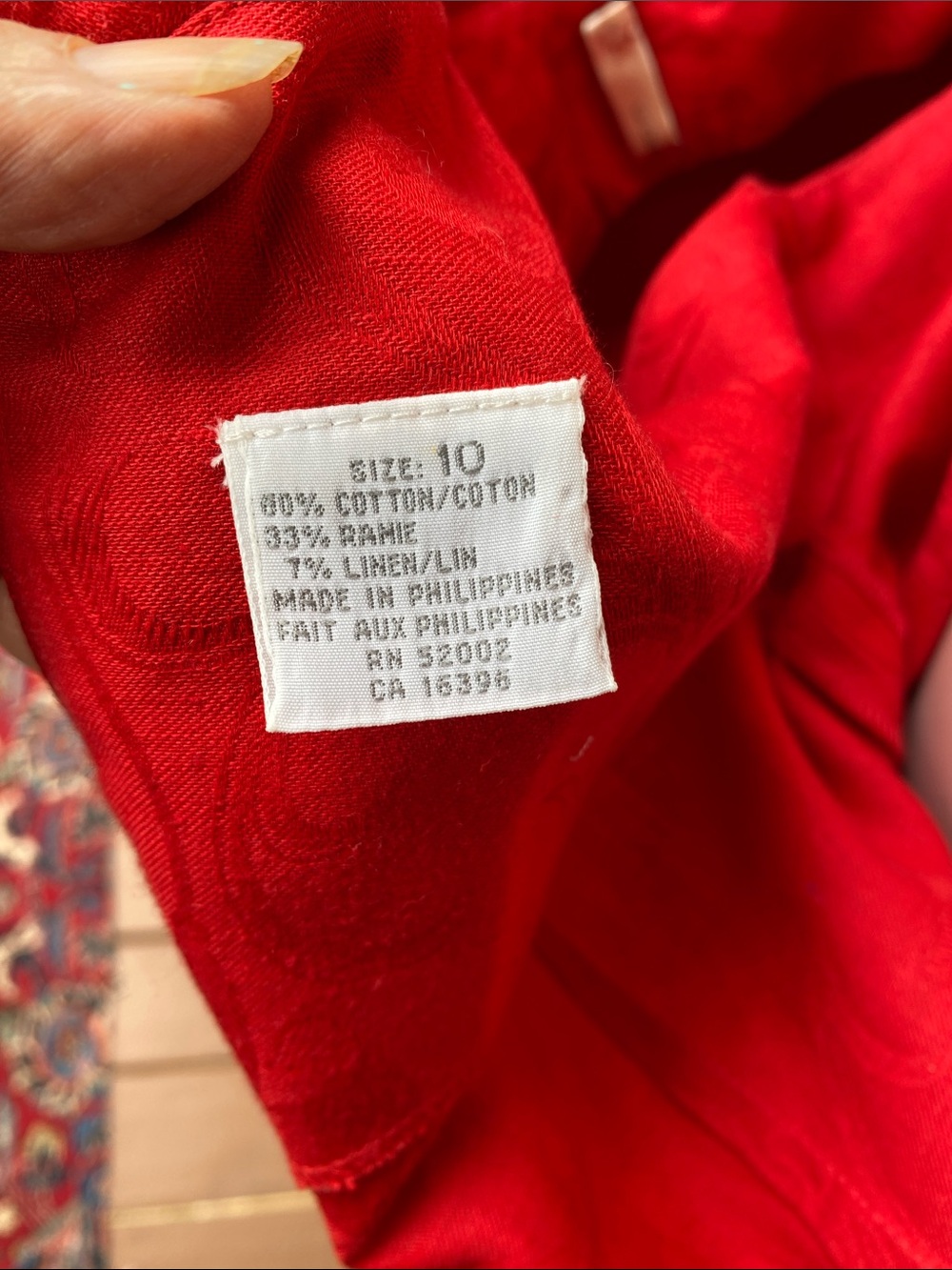 Liz Claiborne Bold Red Midi Sheath Dress - Picture 10 of 10